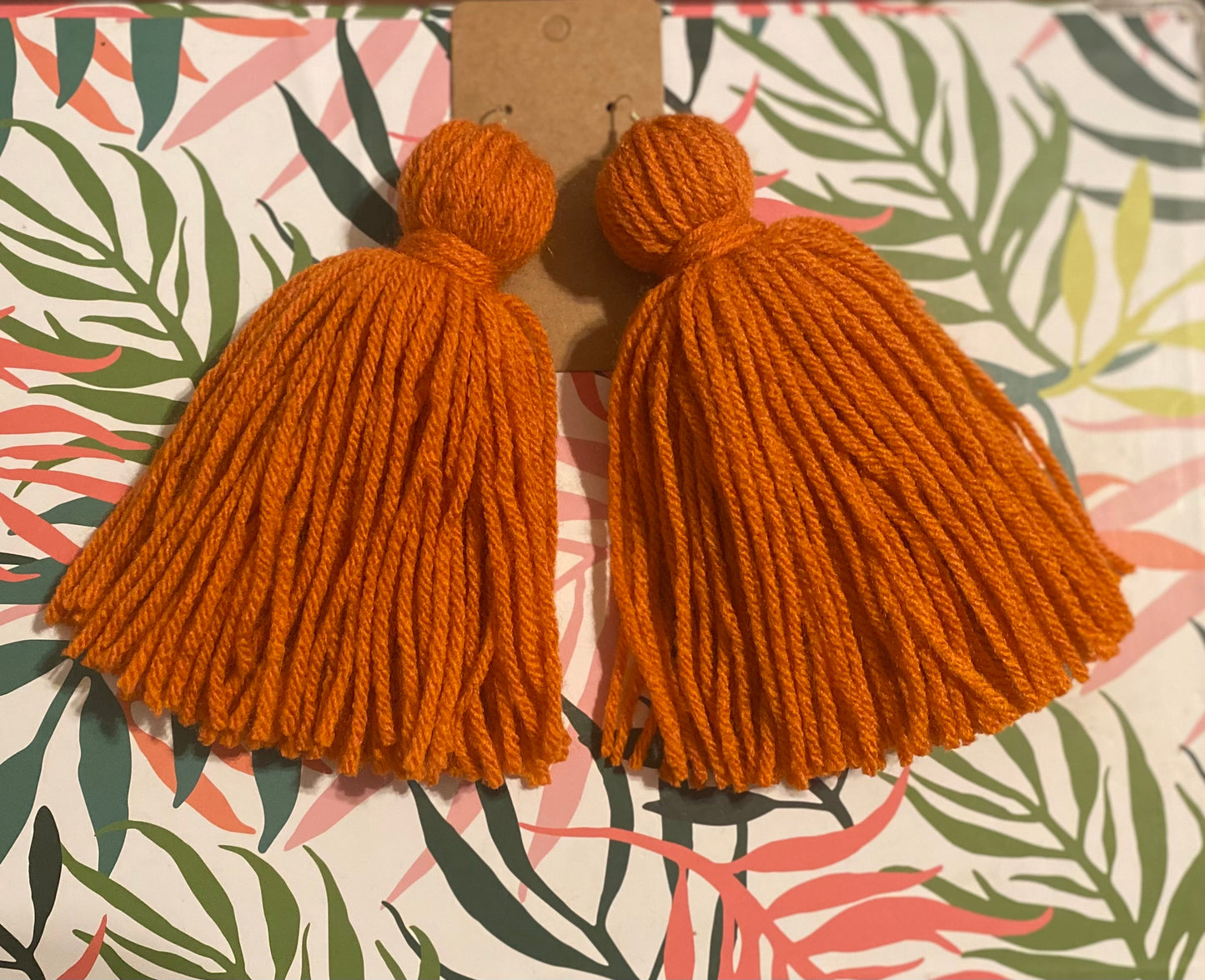 Burnt Orange Single Color Tassel