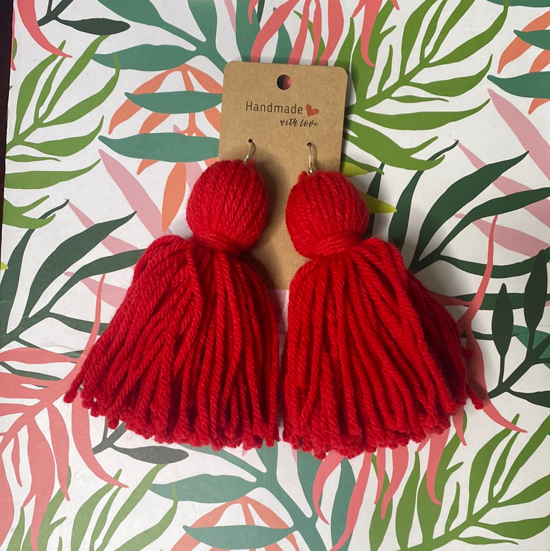 Red Classic Tassels