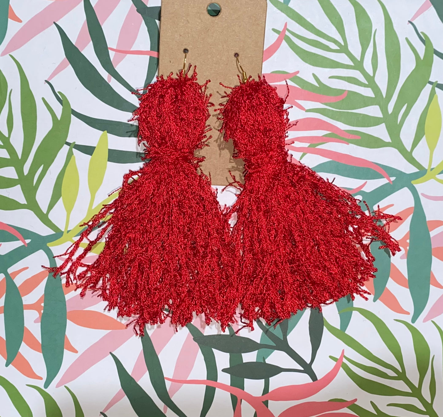 Red Sassy Tassels