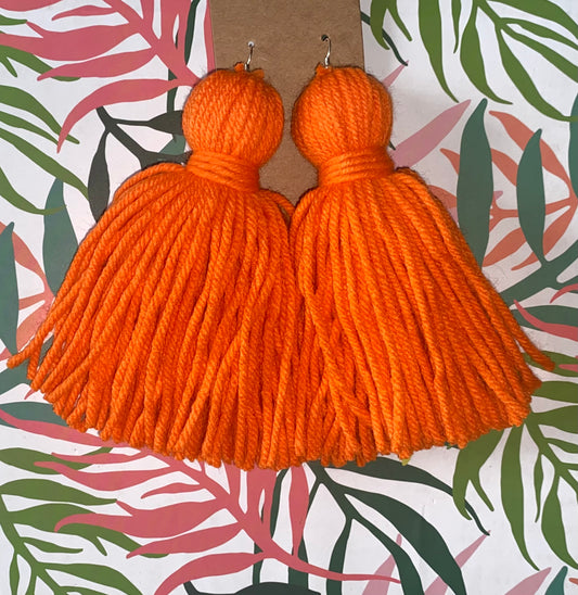 Orange Single Color Tassel