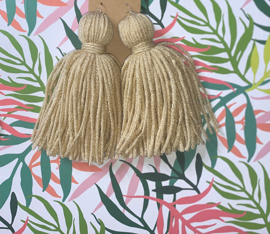 Nude Single Color Tassel