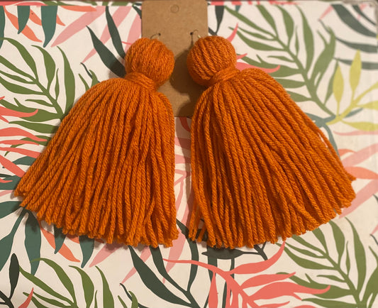 Burnt Orange Single Color Tassel